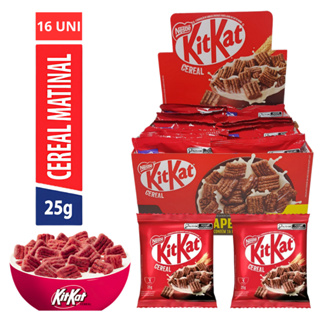 Cereal Matinal Nestle Kitkat Chocolate Caixa com 16 Saches em Oferta na Shopee