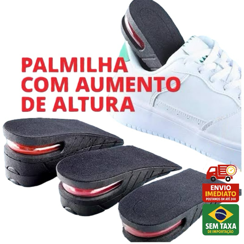 Palmilha Elevatória Você Mais Alto Altura Gel Plataforma Pés