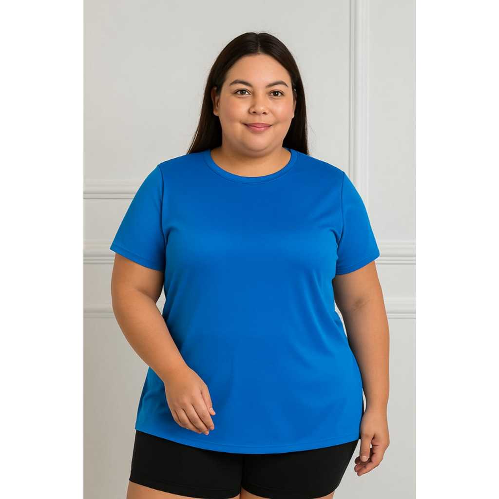Blusa PLUS SIZE  Feminina Para Academia caminhada dia dia em Oferta na Shopee