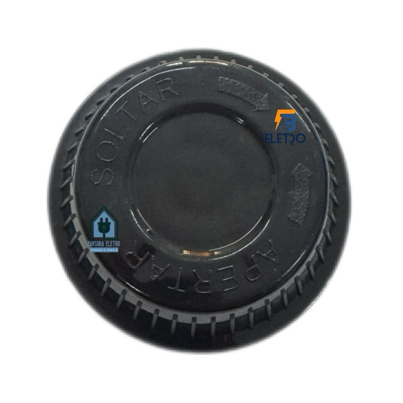 Porca Botão de Travar a Hélice para Ventilador Mondial 30cm 40cm e 50cm ( Preta )