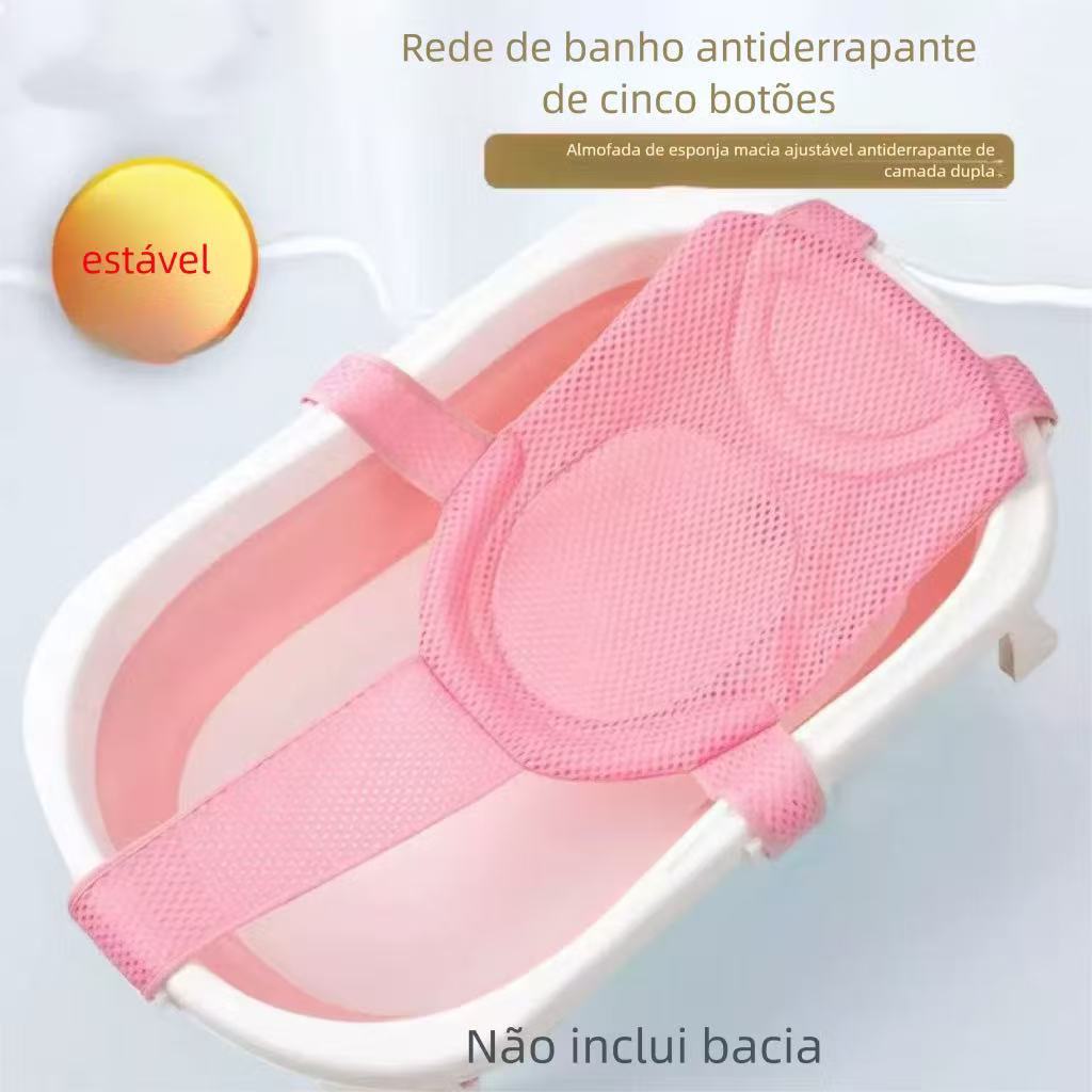 Rede De Proteção Para Banheira Bebê Redutora Suporte para Banho--3807/3808