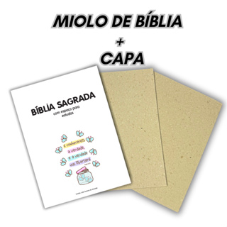 Miolo de Bíblia Sagrada - Modelo 2 - Impresso A5 em Oferta na Shopee