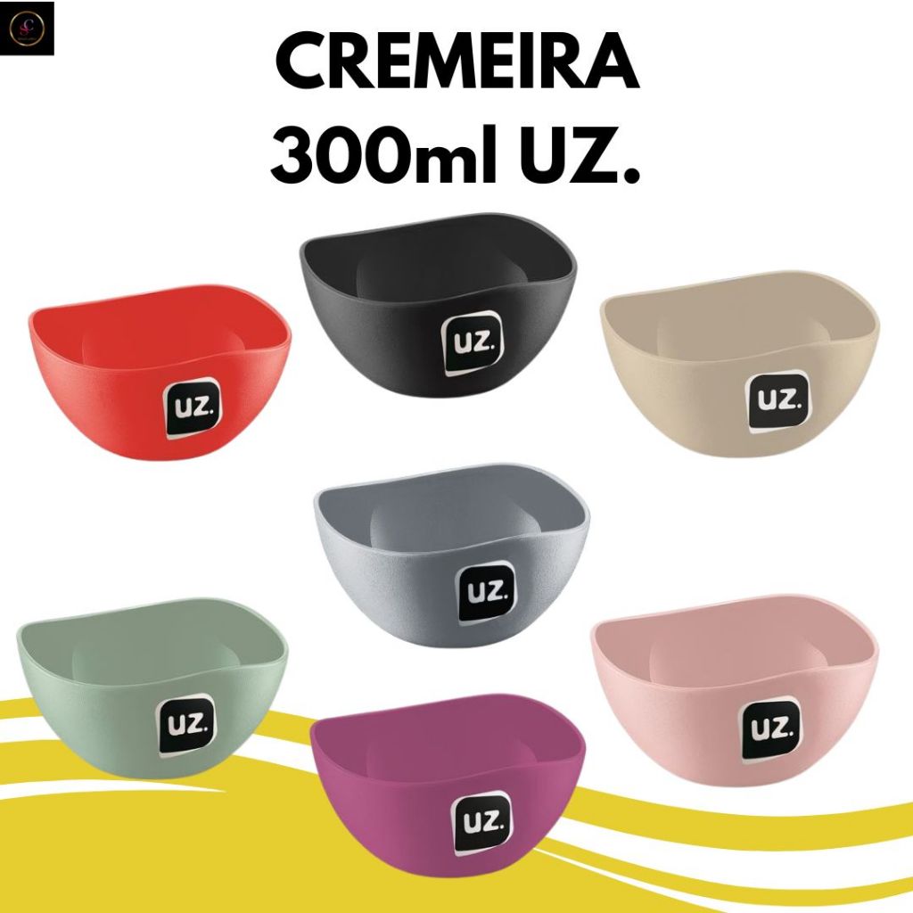 CREMEIRA 300ML UZ. UTILIDADES -DIVERSAS CORES