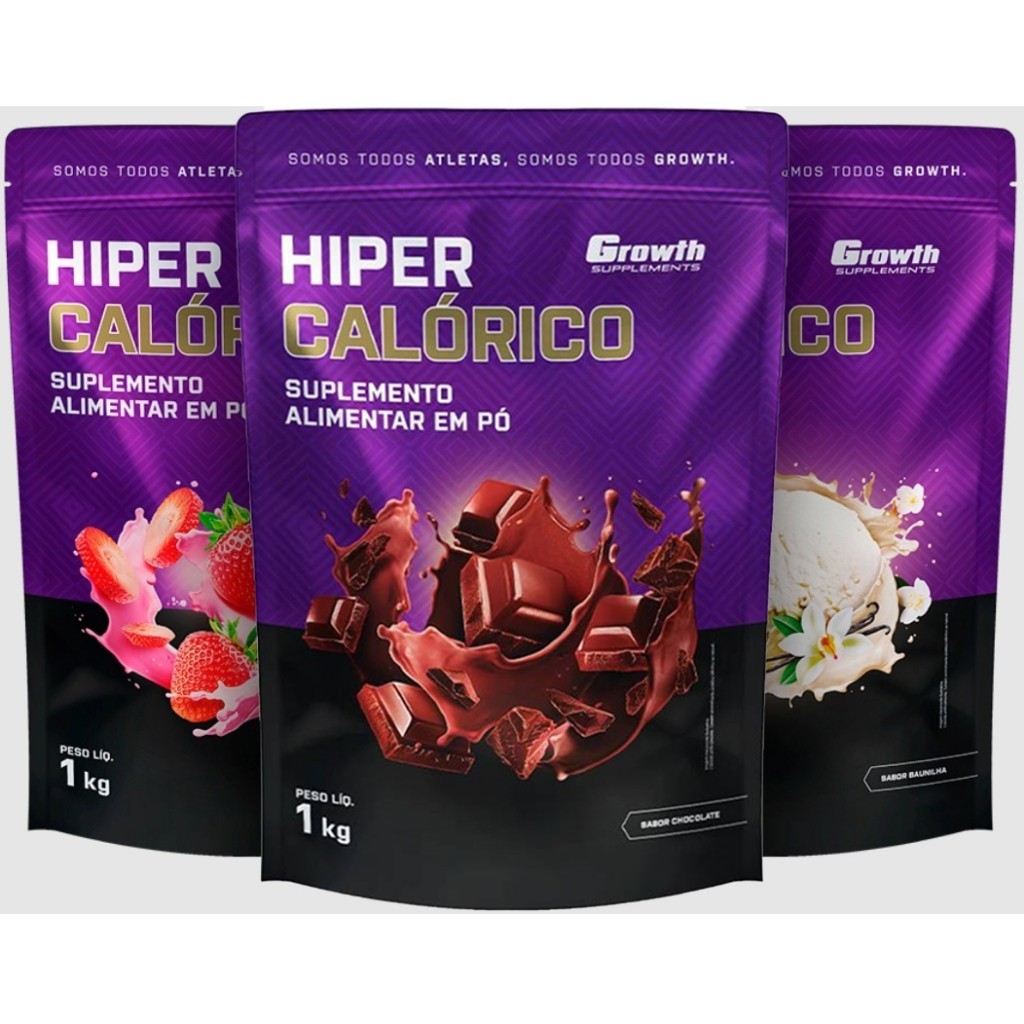 Hipercalórico Growth Top - 1kg - Growth Supplements