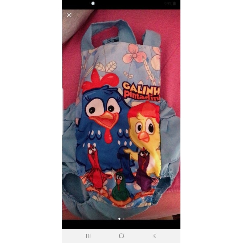 romper body galinha pintadinha veste até 18 meses