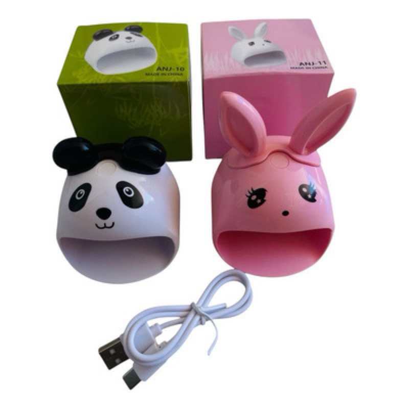 Mini cabine secadora de unha portátil 8 Leds UV para unhas em Gel, secagem rápida