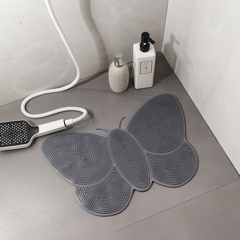 Tapete Para Box Cilicone Retangular Massagem Pés Relaxante Banheiro Antiderrapante Com Ventosa em Oferta na Shopee