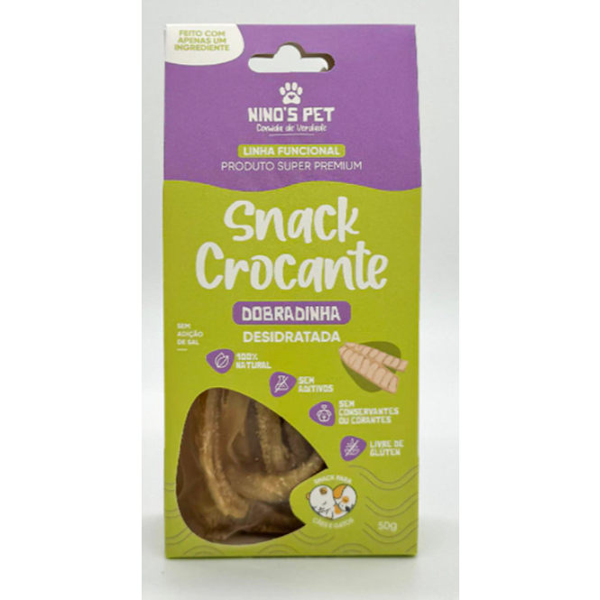 Petisco Crocante Dobradinha 50g Ninos Pet