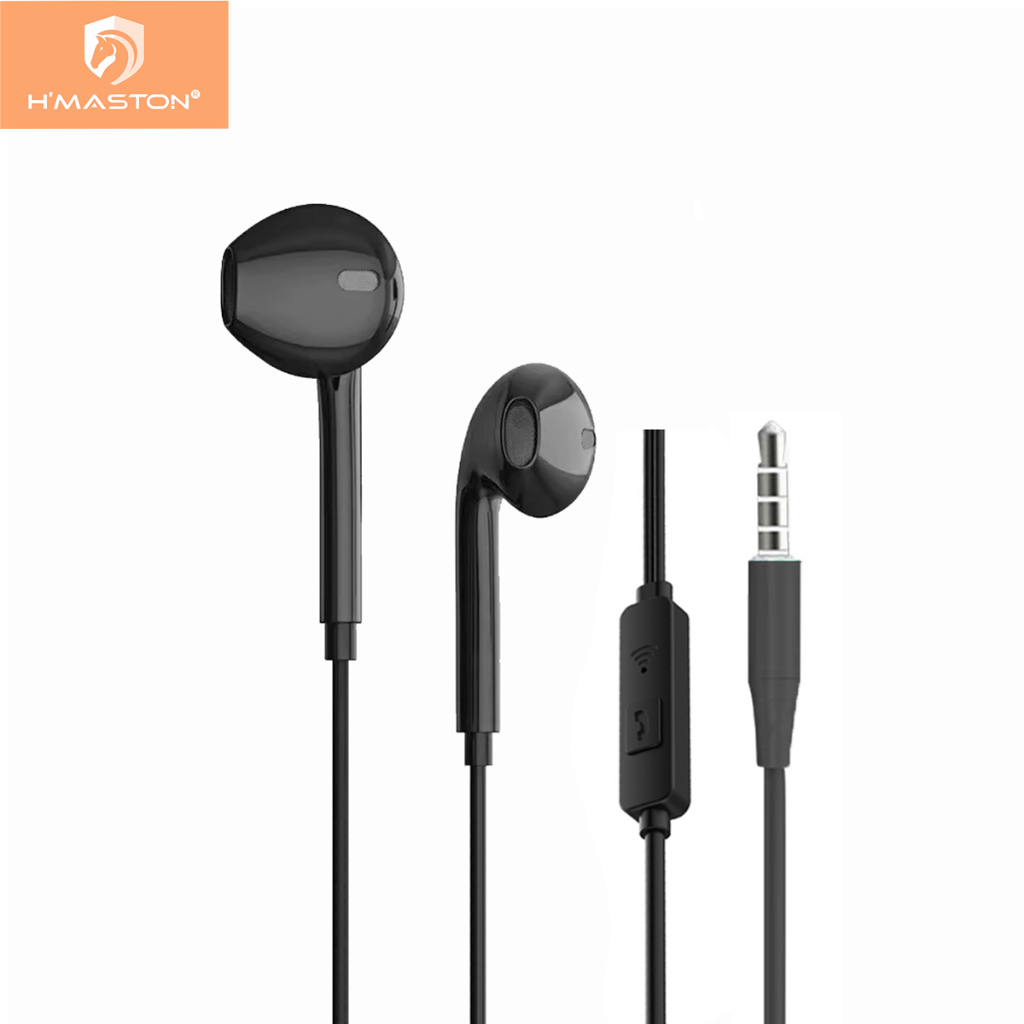 H'maston EJ-30 Fone De Ouvido Intra-Auricular Estéreo Baixo 3,5mm Com Fio HIFI em Oferta na Shopee