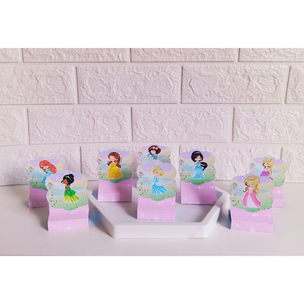 Princesas Cute Porta Bis Personalizado Pegue e Monte | Lembrancinha Festa Infantil | Aniversário | Festa Infantil
