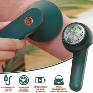 Papa Bolinhas Eletrico Tira Pelos de Roupas Removedor Aparador Sem Fio Recarregável em Oferta na Shopee