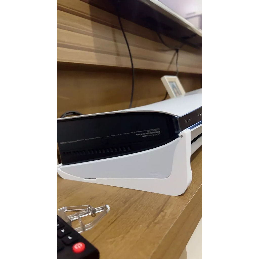 Suporte Play 5 Stand Base Horizontal Deitado para Playstation Ps5 Slim C/ Disco em Oferta na Shopee