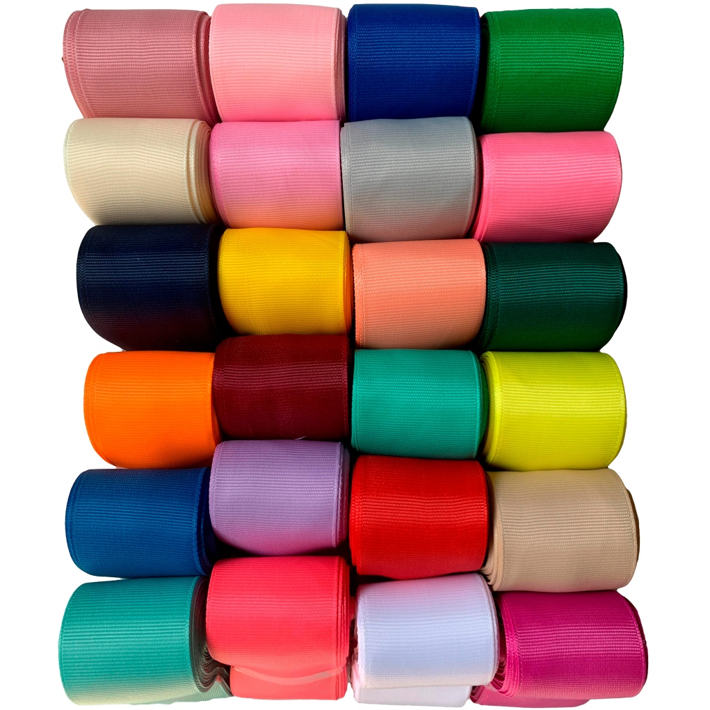 Fita de Gorgurão  38 mm n 9 cores liços 10 Mts