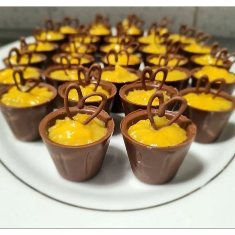 50/100 copinhos REDONDO de chocolate para doces finos e aniversário