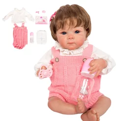 Bebê Reborn Realista Pode Dar Banho Com Maternidade Original de Pintada Realistic Menina 55cm Pintado Completa Pro