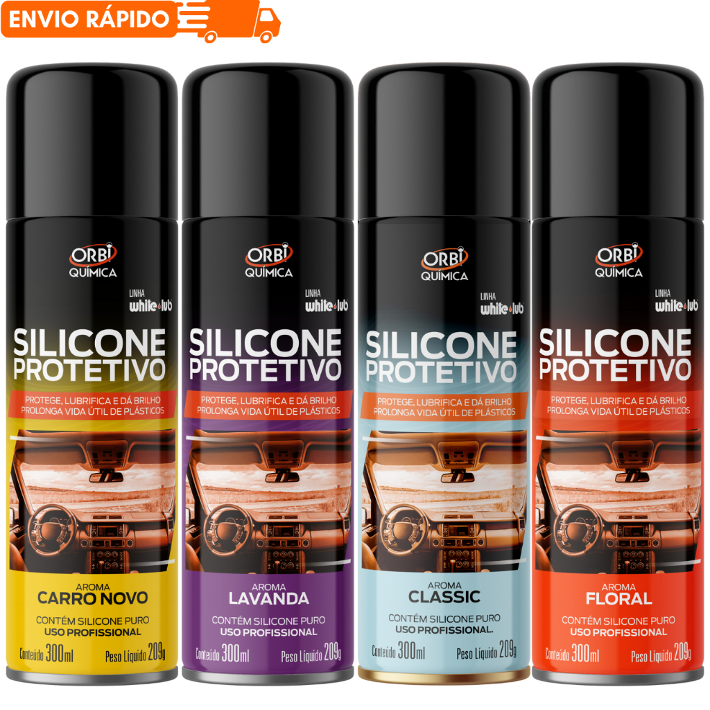 Silicone Protetivo PERFUMADO Renovador Spray 300ML Orbi em Oferta na Shopee