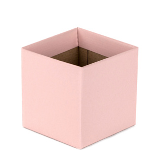 Caixa Quadrada Grande Para Flores e Presentes Rosa Bebê (05 unidades) em Oferta na Shopee