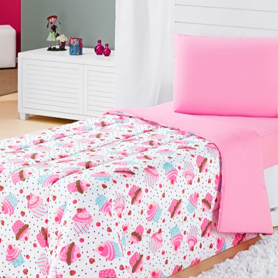 Edredom Kids 1 Peça 60% Algodão Novidade Infantil em Oferta na Shopee