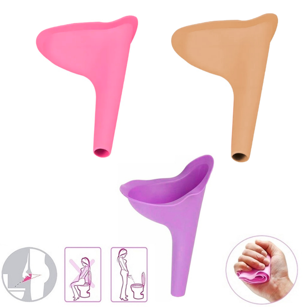 Urinol Feminino Silicone Para Fazer Xixi Urinar Em Pé