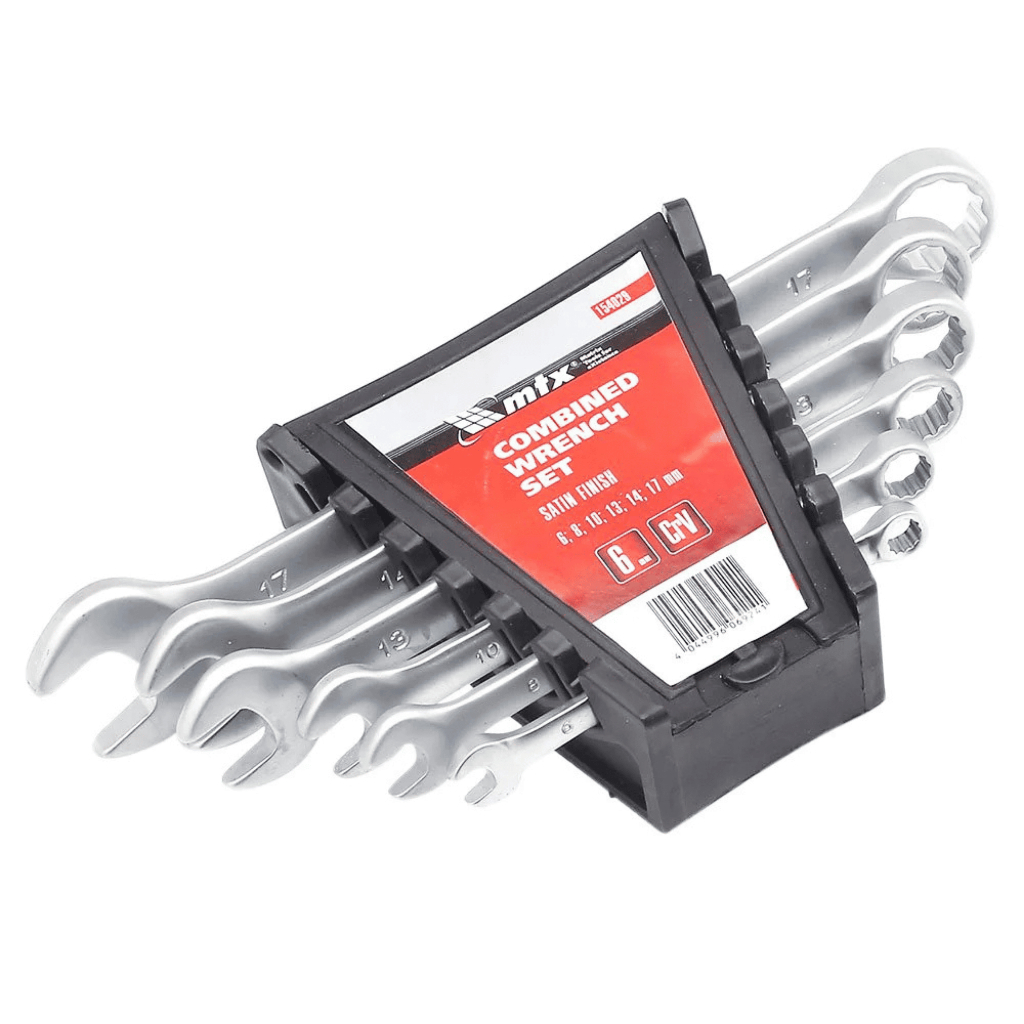 Kit 6 Pcs Jogo Chave Combinada 6 a 17mm CrV MTX 154029