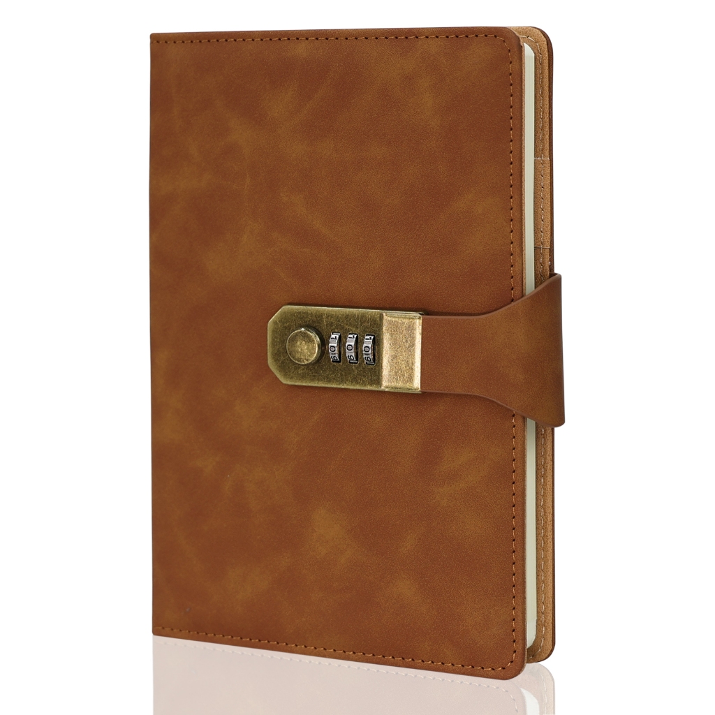 LUMAI Caderno Diário com Cadeado com Senha, Agenda com Fechadura, Tranca e Espaço Segredo Folha A5 em Oferta na Shopee