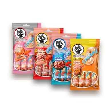 Petisco Para Gatos ChuChups Cream Lançamento Tipo Churu e Truly Ricapet