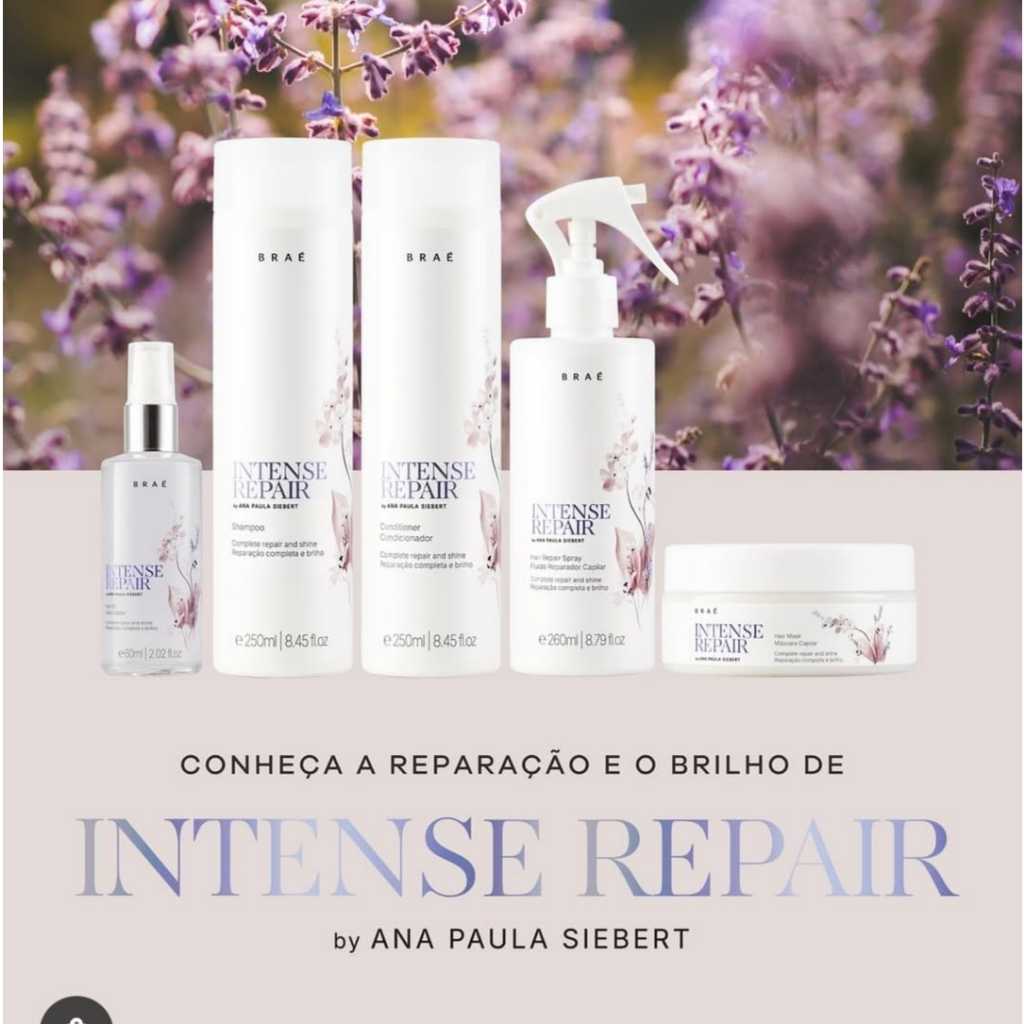 Kit Braé Intense Repair by Ana Paula Siebert Hair Care Total (5 produtos)
