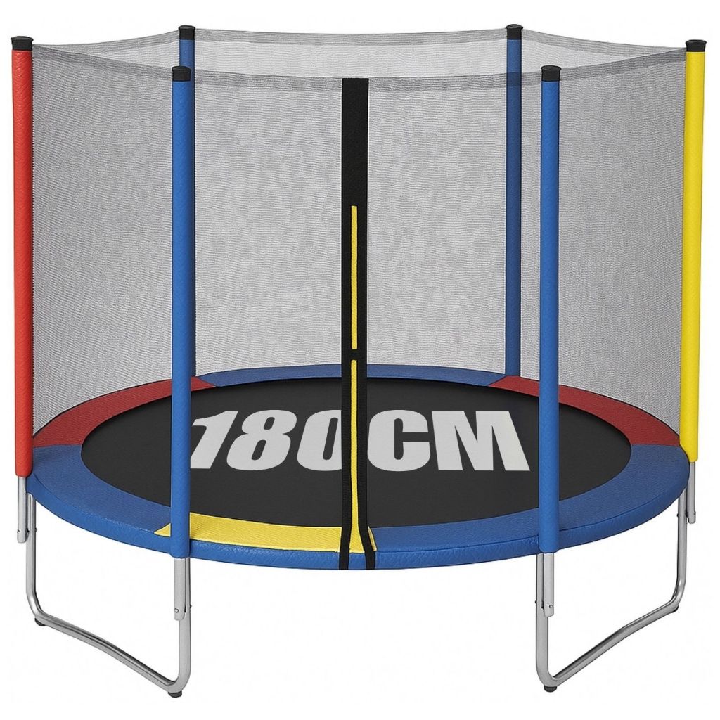 Cama Elástica Infantil Pula Pula 1,8m Trampolim Fechamento C/ Zíper em Oferta na Shopee