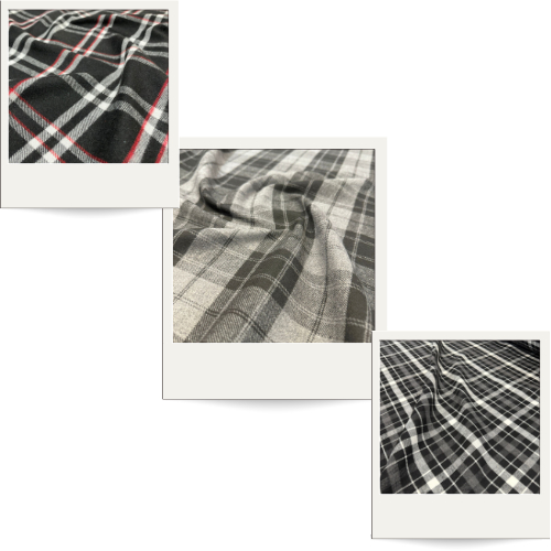 5 Metros - Tecido Flanela Xadrez Preta e Branca 1,47m Festa Junina Decoração Roupas