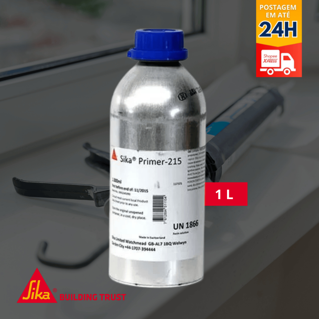 Promotor de Adesão - Sika® Primer 215 "Tampa Azul" 1000ml - SIKA em Oferta na Shopee
