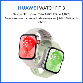 Huawei Watch Fit 3 | Smartwatch Fitness | Monitoramento Saúde | Notificações | iOS & Android em Oferta na Shopee