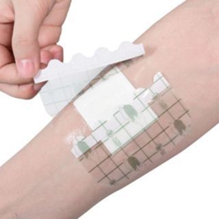 kit 10 un Curativo Band Aid Bandagem Adesiva De Feridas PU À Prova D'água De Espuma Absorvente Missner Fita De Fixação