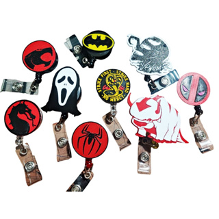 Porta Crachá Retrátil Personalizado Venom Mortal Kombat  Cobra Kai Deadpool Pânico em Oferta na Shopee