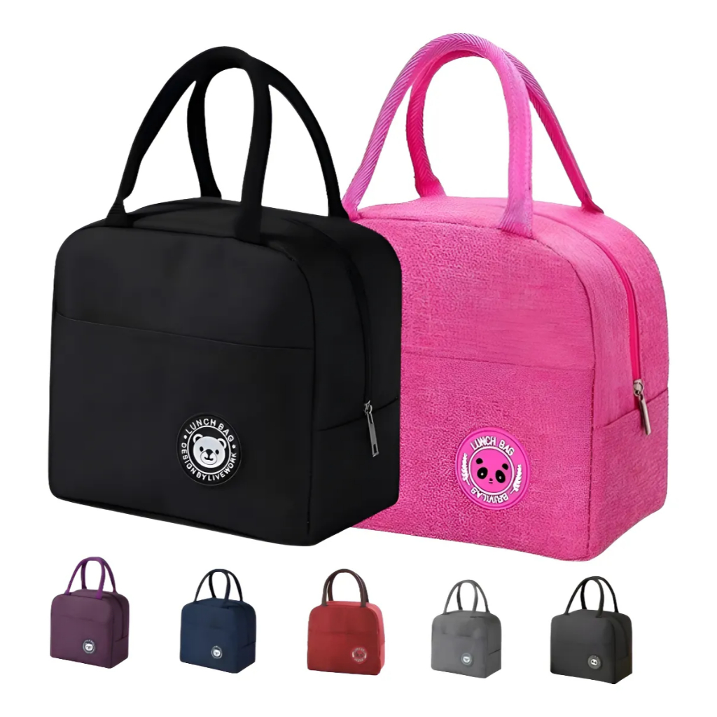 Atacado Kit Lancheira Bolsa Marmiteira Térmica Reutilizável Trabalho Feminina Academia Prova de Vazamentos