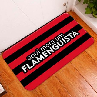 Tapete Porta Quarto Sala Torcedor Futebol - 35x60 - 2mm em Oferta na Shopee