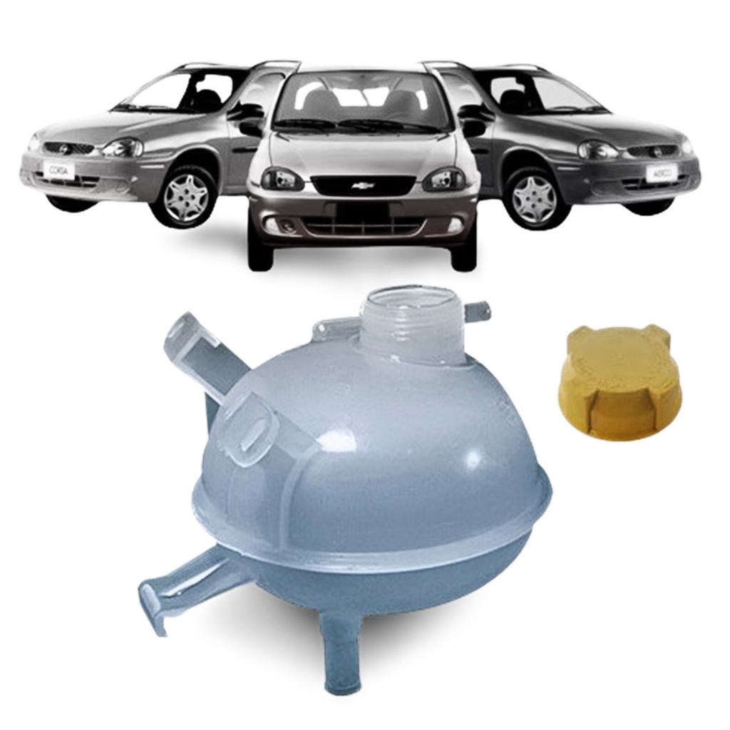 Reservatorio Agua Radiador Corsa 2 Bicos 93/04 Com Tampa em Oferta na Shopee