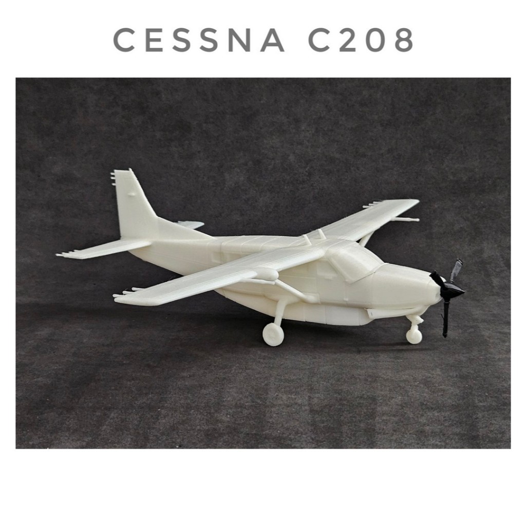 Avião Cessna C208 Caravan Maquete Escala 1:48 1:72 Plastimodelo