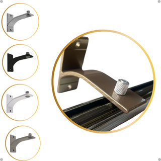 Kit 4 Suportes Inove 100% Aluminio Trilho Suíço Ou Varão Wave - Varias Cores em Oferta na Shopee