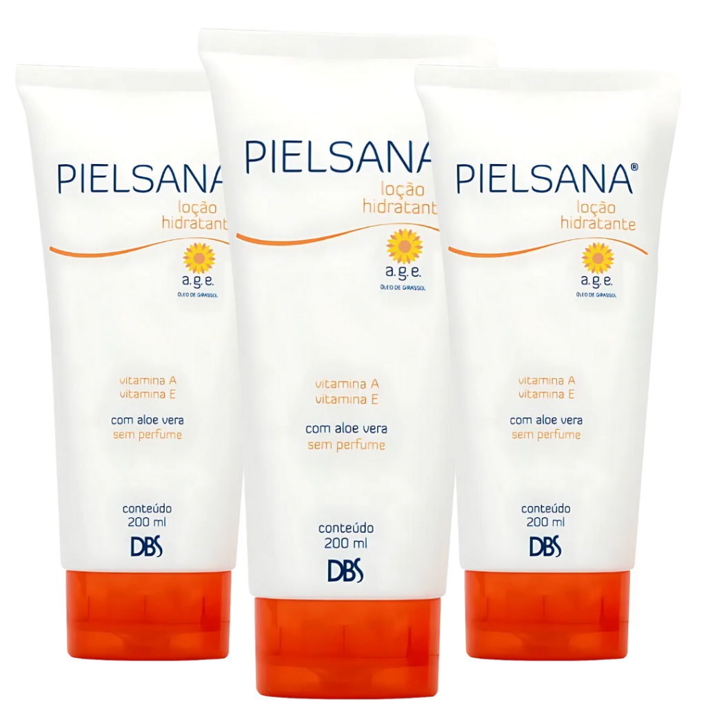 Kit 3 Pielsana Loção Hidratante Age Bisnaga 200ml (1) Dbs
