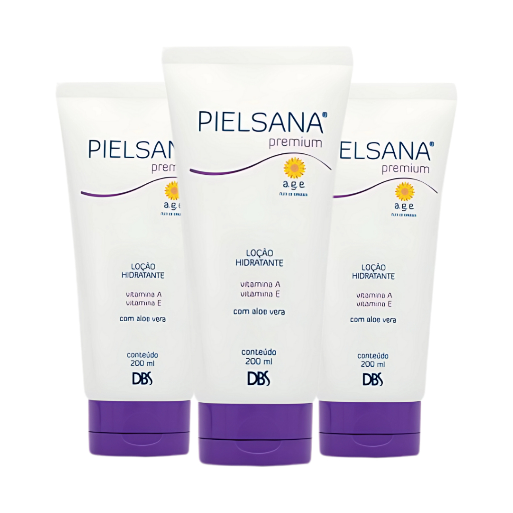 Kit 3 Pielsana Loção Hidratante Premium 200ml (1) Dbs em Oferta na Shopee