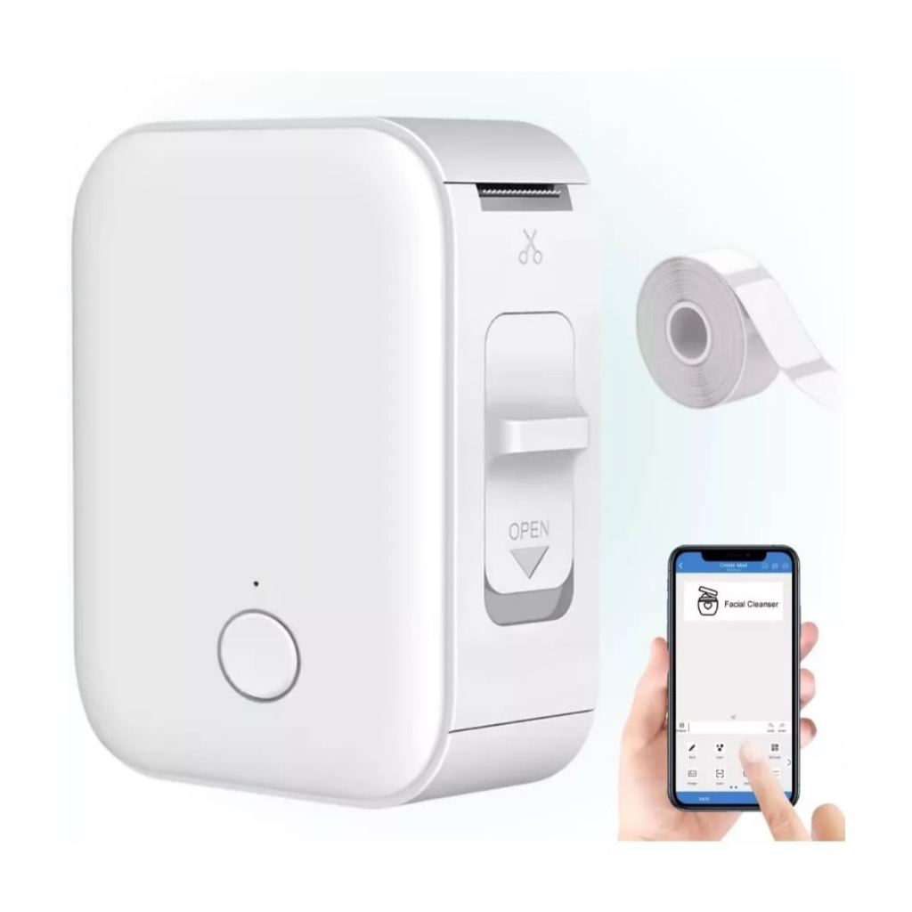 Impressora De Etiqueta Térmica Etiquetadora Inteligente Portátil Sem Fio Autoadesivas Escritório em Oferta na Shopee