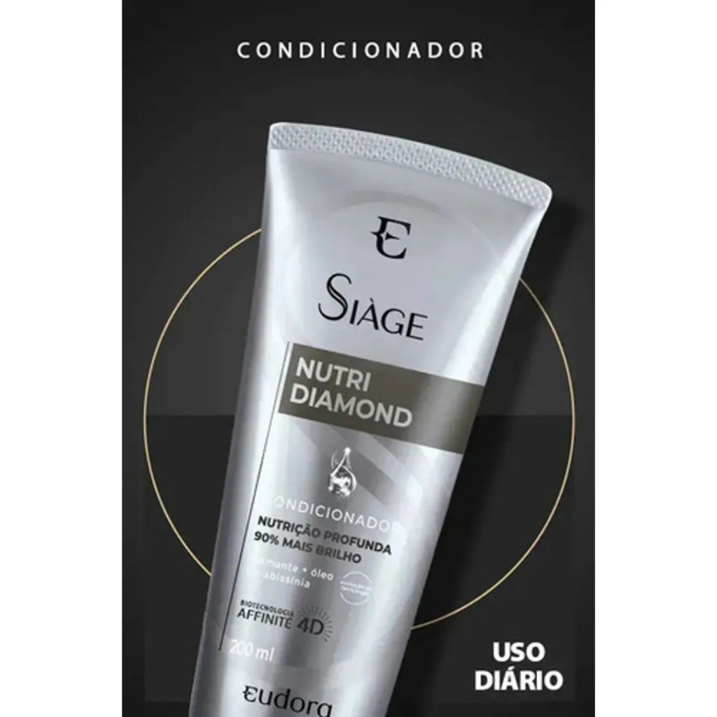 Detalhes do Condicionador Nutri Diamond Siage 200ml - Eudora