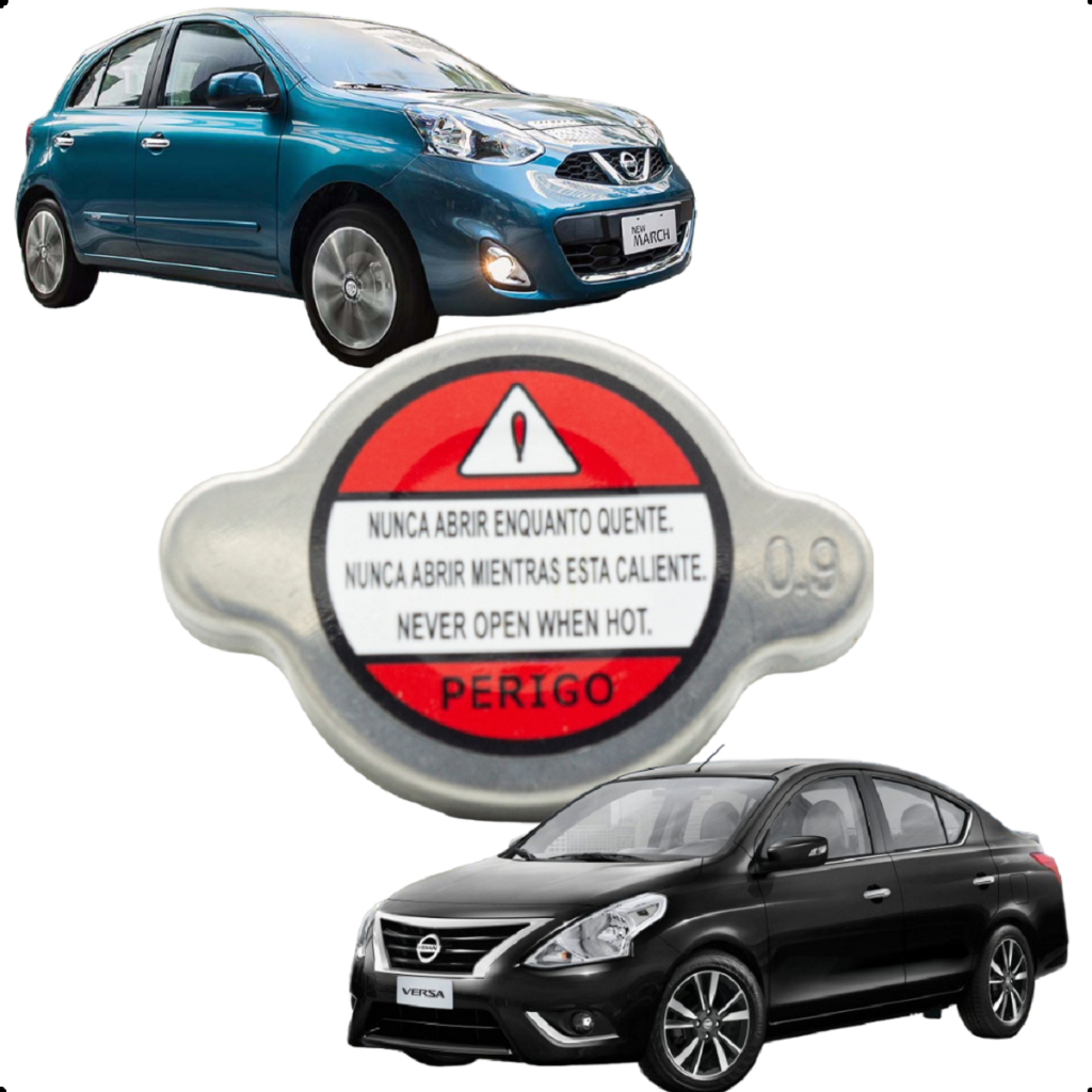 Tampa Agua Radiador Nissan Versa March Sentra 2010 2011 2012 2013 2014 2015 2016 2017 2018 2019 2020 em Oferta na Shopee