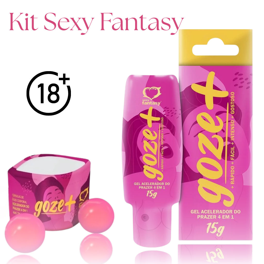 Kit Goze+ Bolinha Gel Sexy Sensual Para Casal Prazer Intenso Massagens