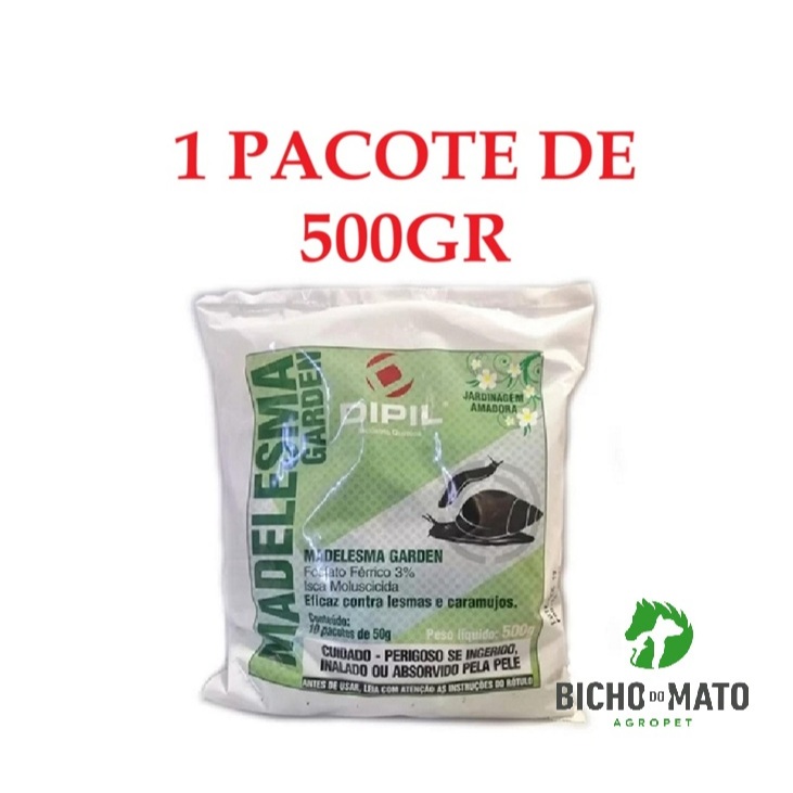 Madelesma Garden 500g Isca Contra Lesmas e Caramujos em Oferta na Shopee