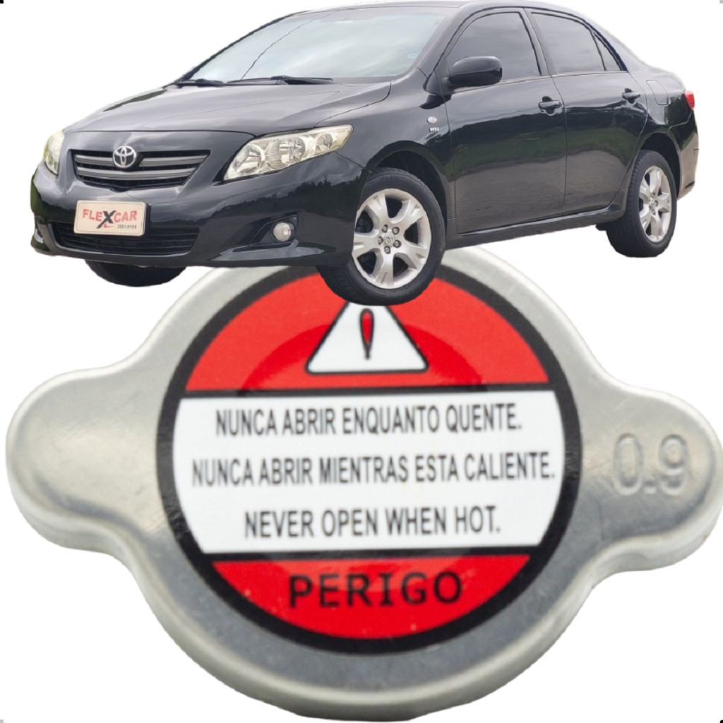 Tampa Do Radiador Toyota Corolla 2002 2003 2004 2005 2006 2007 2008 2009 2010 2011 2012 2013 2014 em Oferta na Shopee