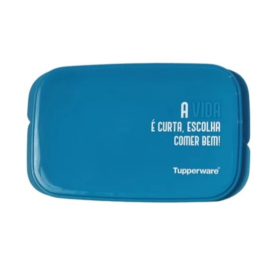 Tupperware- Basic Line Slim - Com Divisória - 590ml