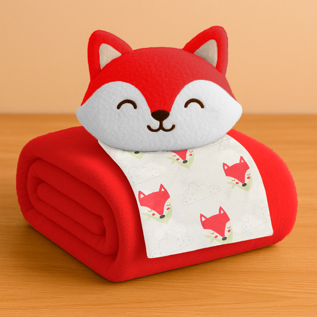 Manta com Naninha de Pelúcia – Presente Ideal em Oferta na Shopee