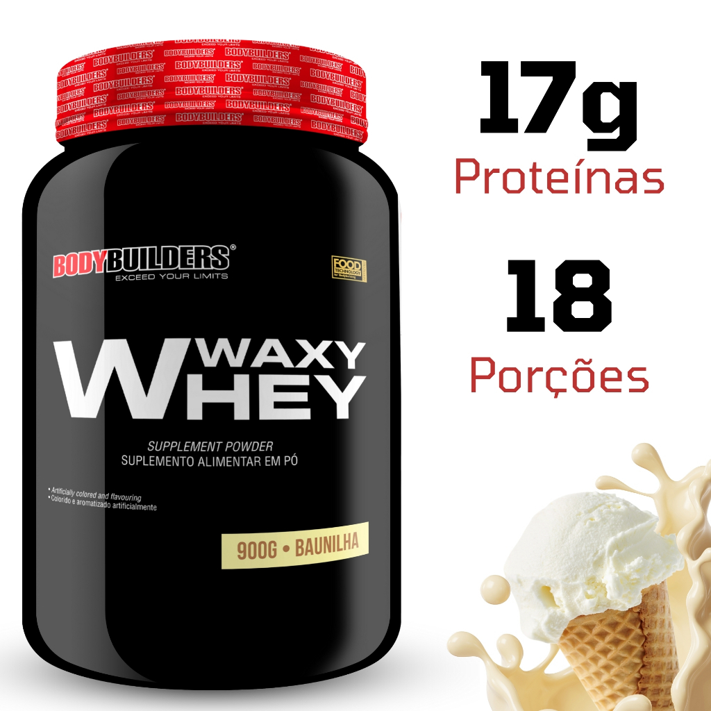 Whey Protein Waxy Whey Pote 900g - Suplemento para Definição e Performance - Bodybuilders