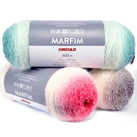 Fio Lã Marfim Círculo- 200g 400m 500tex (1 UNIDADE) em Oferta na Shopee